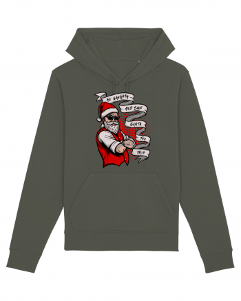 Naughty Tattooed Santa Khaki