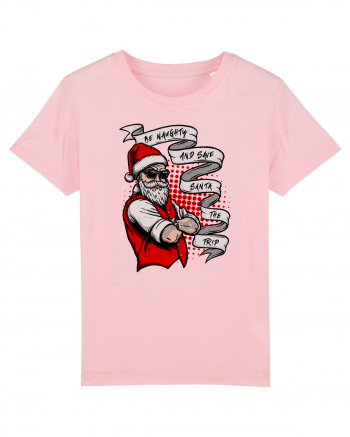 Naughty Tattooed Santa Cotton Pink