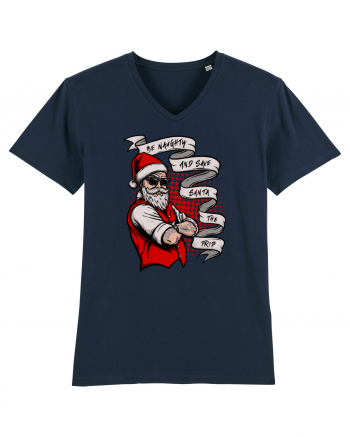 Naughty Tattooed Santa French Navy