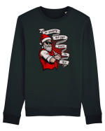 Naughty Tattooed Santa Bluză mânecă lungă Unisex Rise