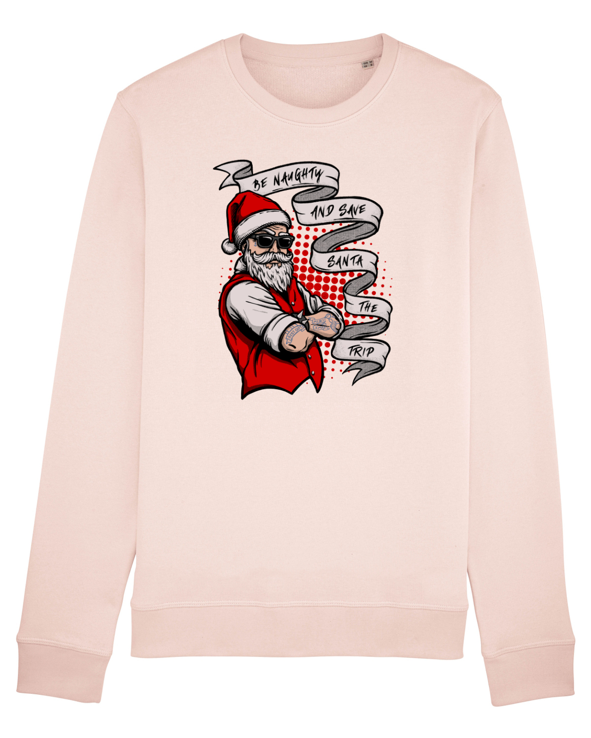 Bluză mânecă lungă Unisex Rise Candy Pink