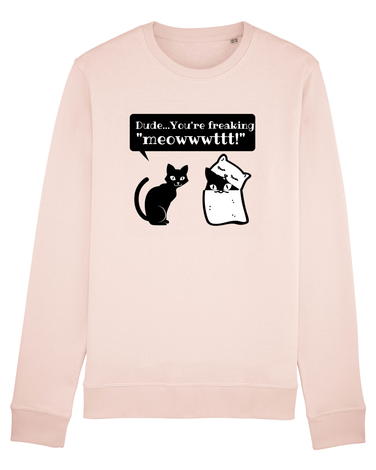 Bluză mânecă lungă Unisex Rise Candy Pink