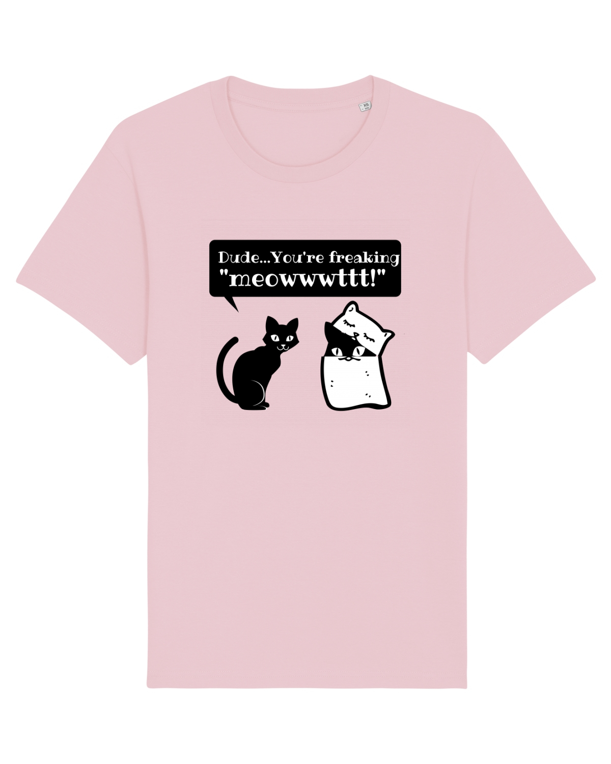 Tricou mânecă scurtă Unisex Rocker Cotton Pink