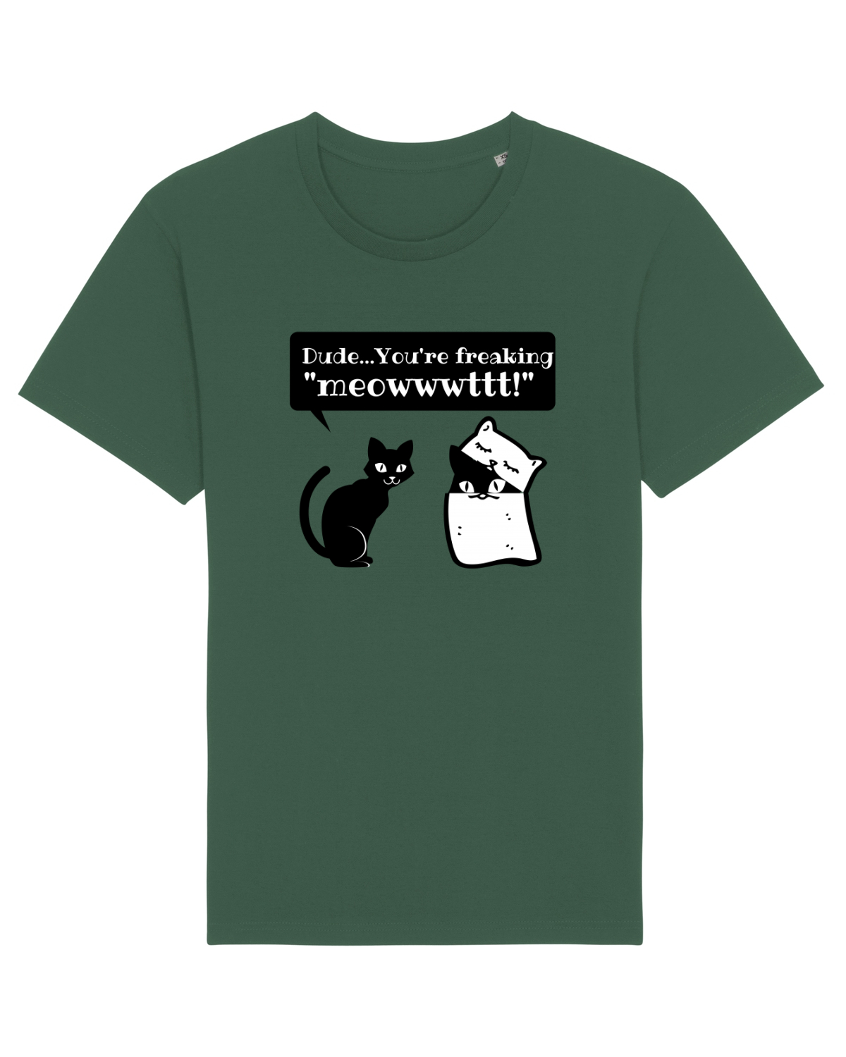 Tricou mânecă scurtă Unisex Rocker Bottle Green