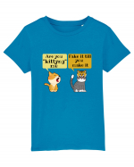 Pentru Iubitorii de Pisici  Tricou mânecă scurtă  Copii Mini Creator