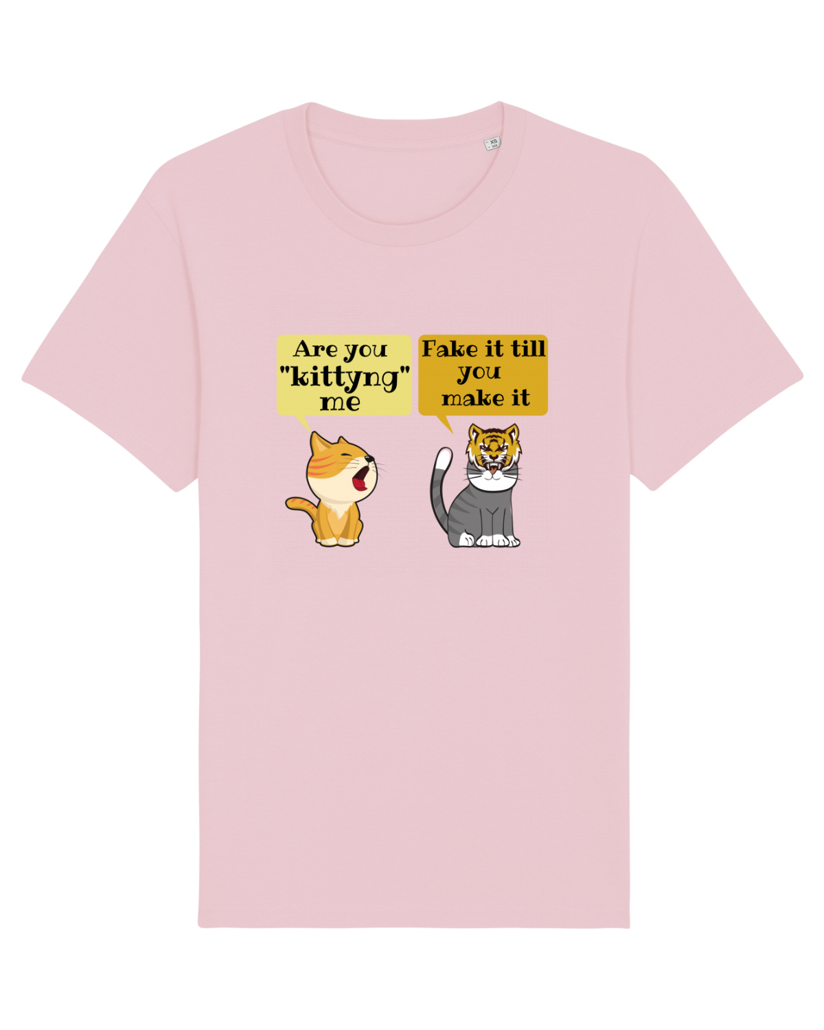 Tricou mânecă scurtă Unisex Rocker Cotton Pink