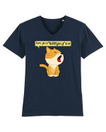 Pentru Iubitorii de Pisici  Tricou mânecă scurtă guler V Bărbat Presenter