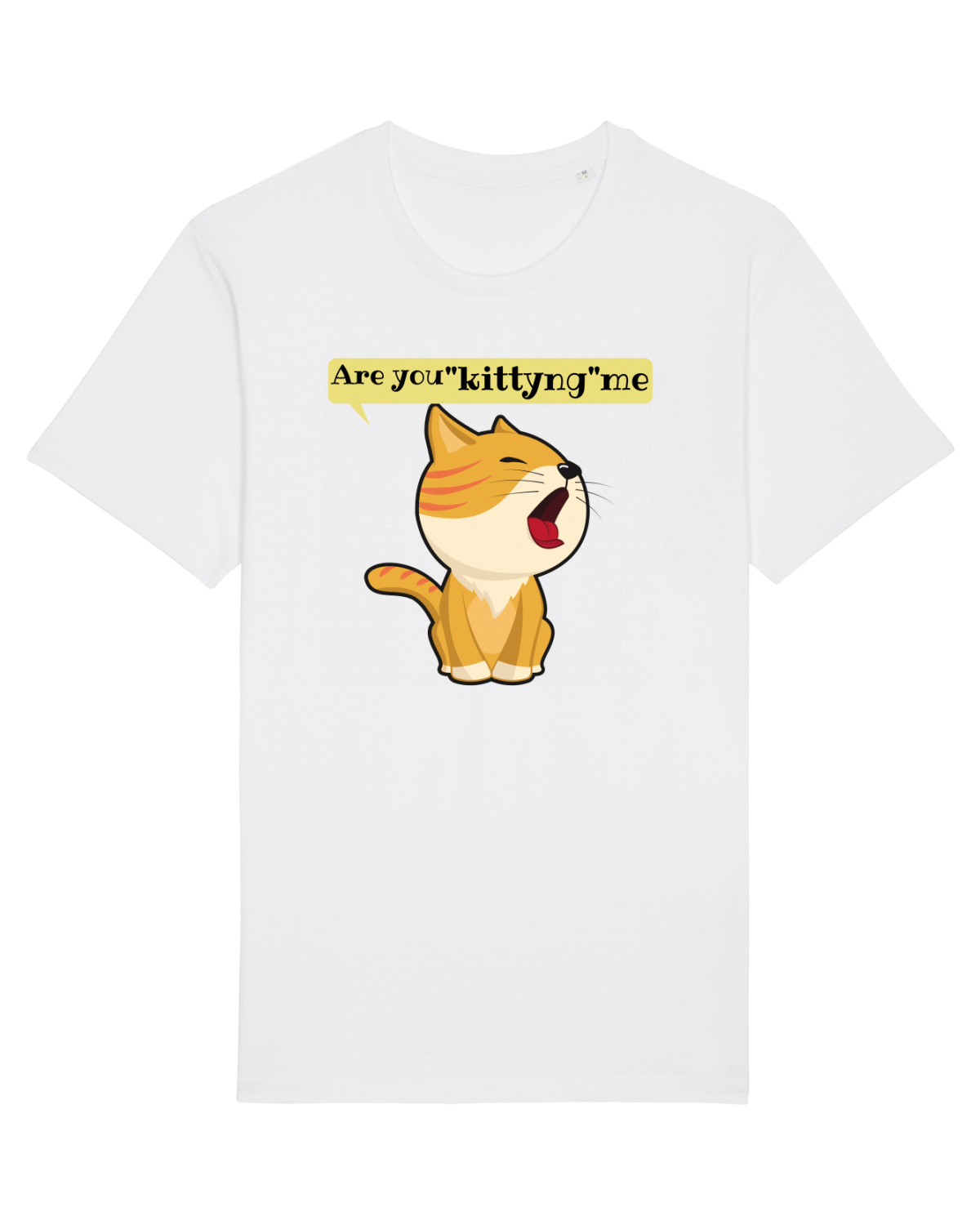Tricou mânecă scurtă Unisex Rocker White