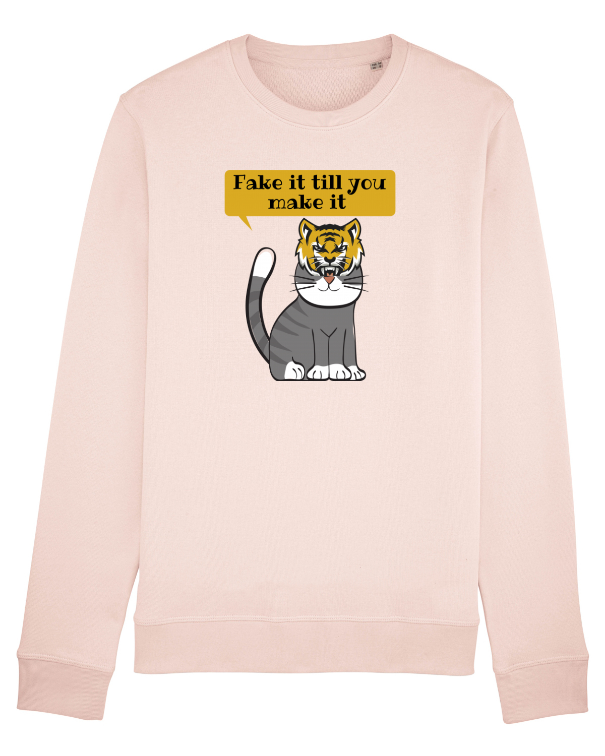 Bluză mânecă lungă Unisex Rise Candy Pink