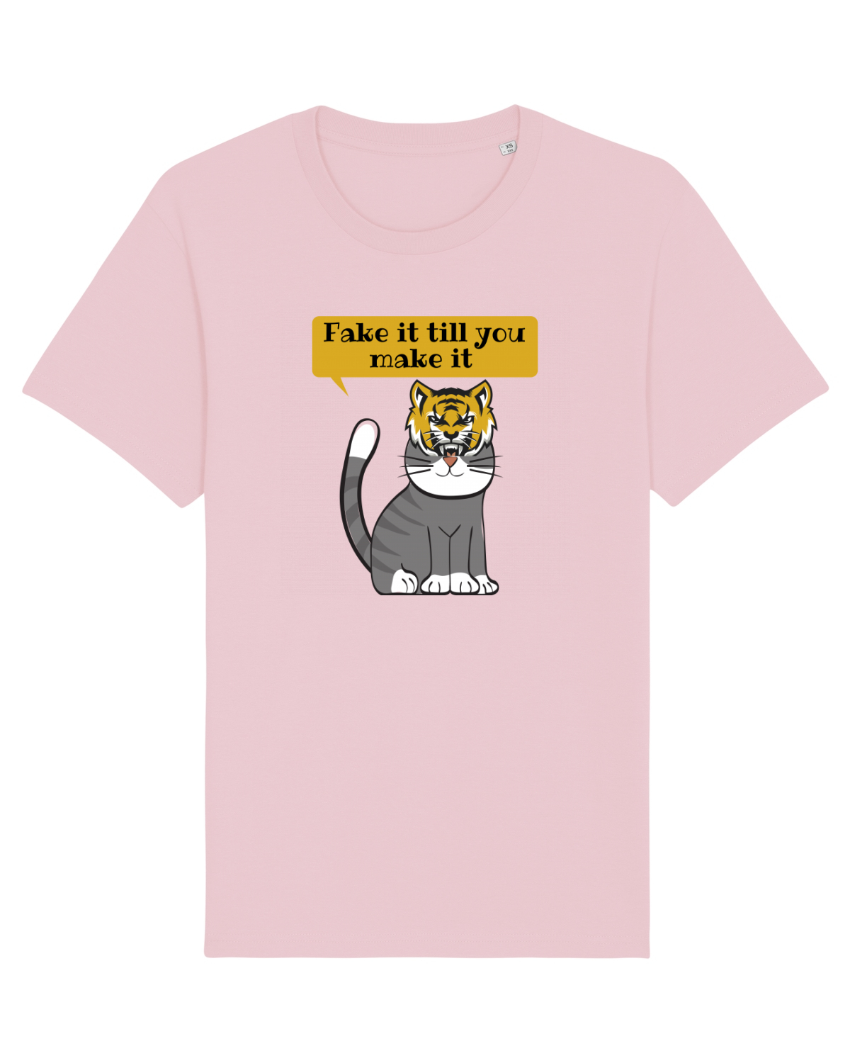 Tricou mânecă scurtă Unisex Rocker Cotton Pink