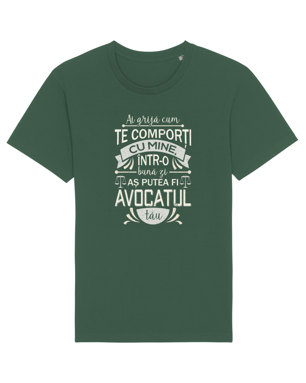 Tricou mânecă scurtă Unisex Rocker Bottle Green
