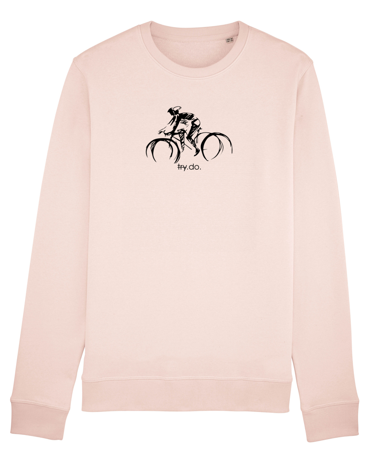 Bluză mânecă lungă Unisex Rise Candy Pink
