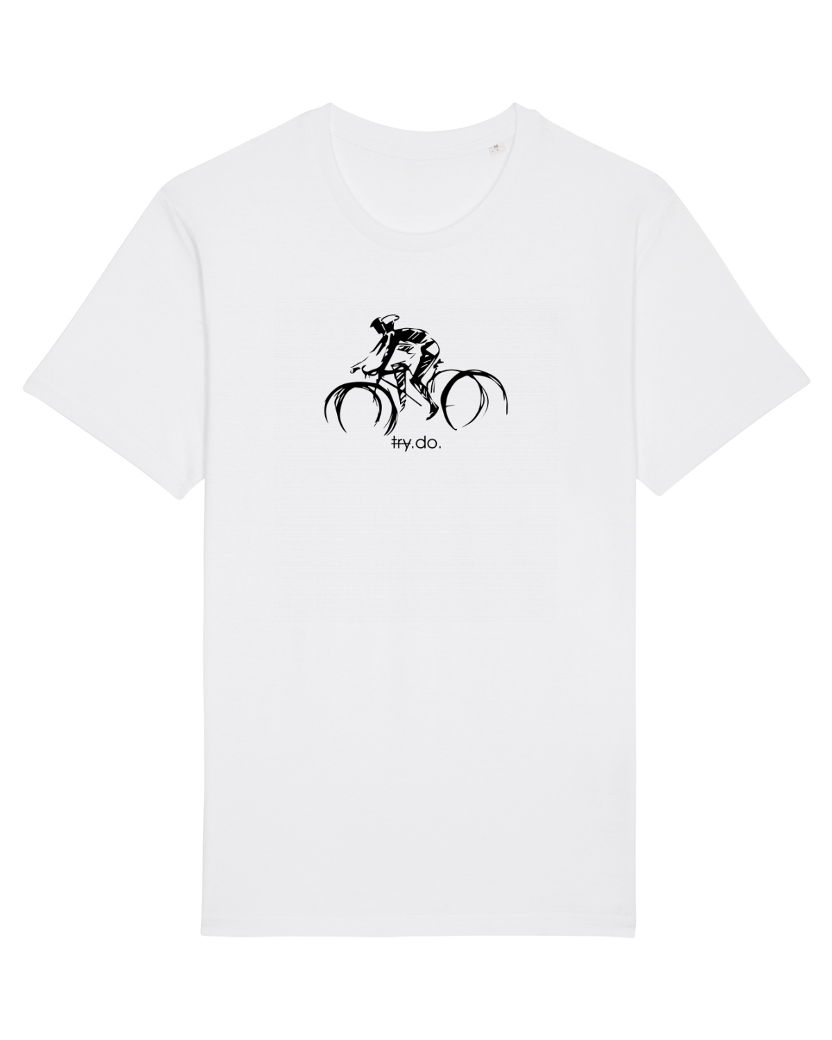 Tricou mânecă scurtă Unisex Rocker White