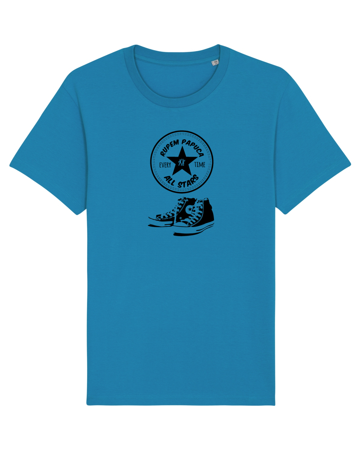 Tricou mânecă scurtă Unisex Rocker Azur