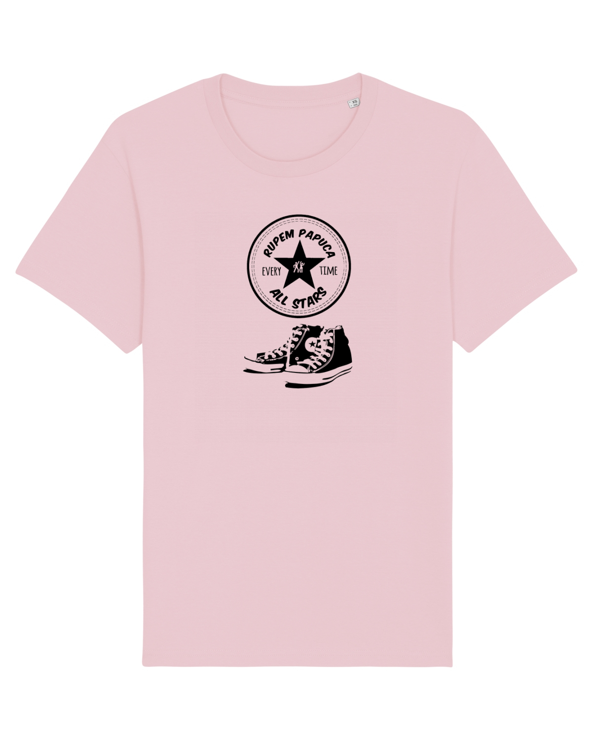 Tricou mânecă scurtă Unisex Rocker Cotton Pink
