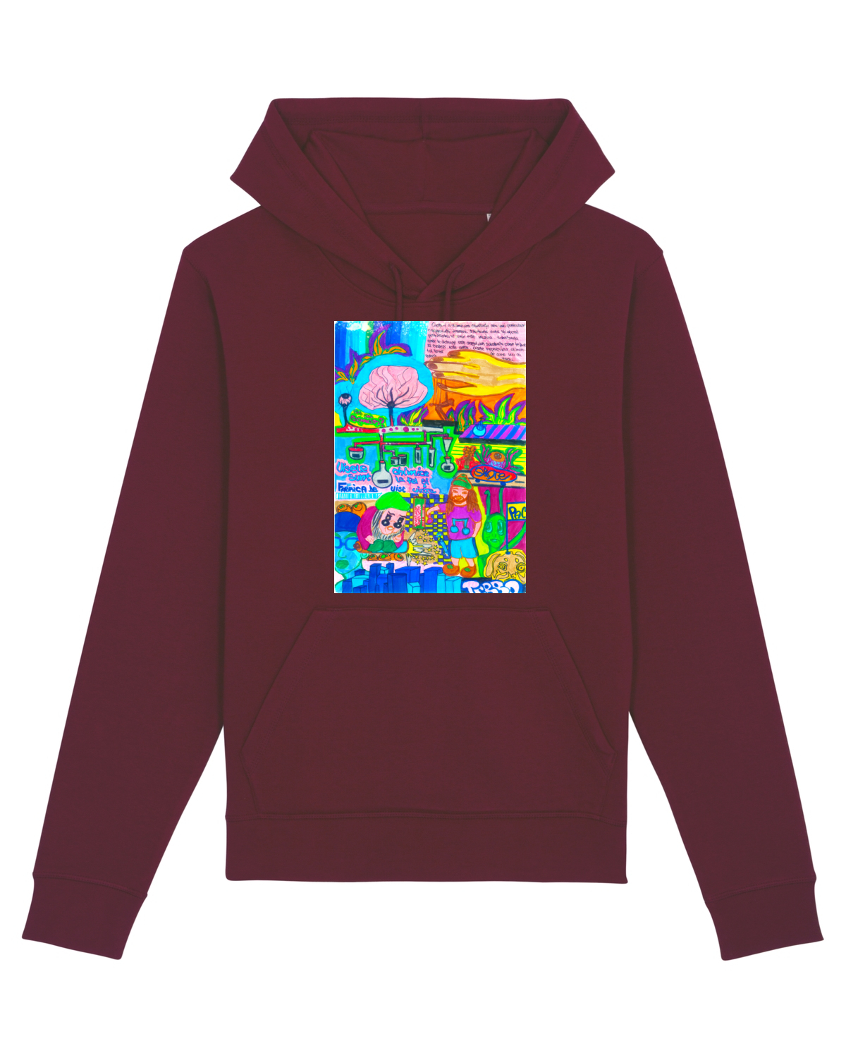 Hanorac Unisex Drummer Burgundy