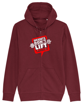 lift weights Burgundy