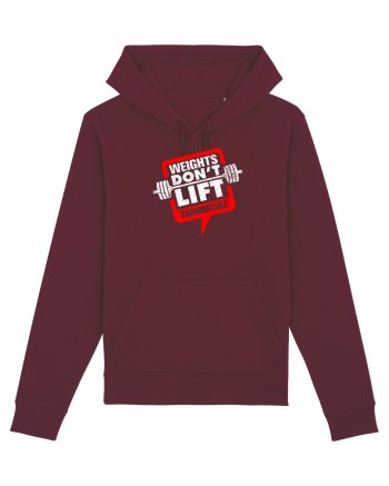 lift weights Burgundy