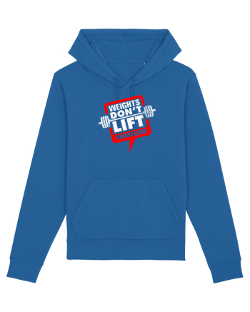 lift weights Royal Blue
