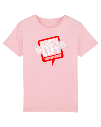lift weights Cotton Pink