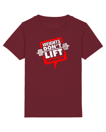 lift weights Burgundy