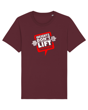 lift weights Burgundy