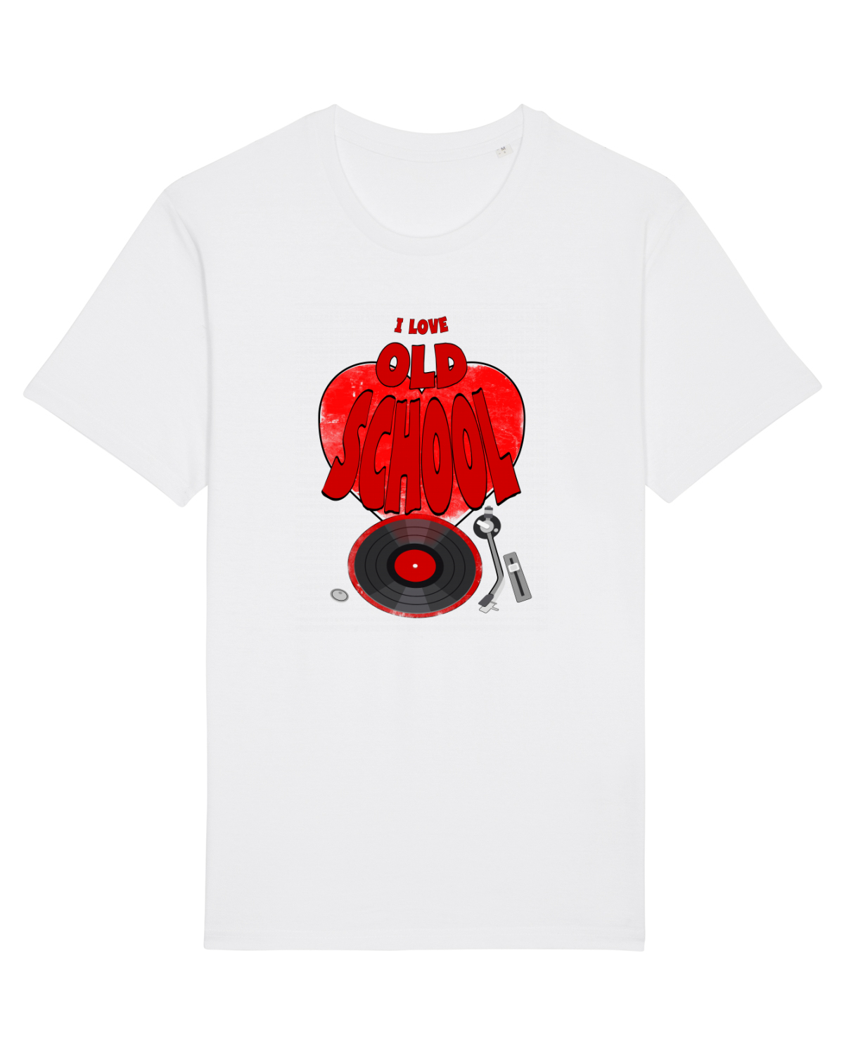 Tricou mânecă scurtă Unisex Rocker White