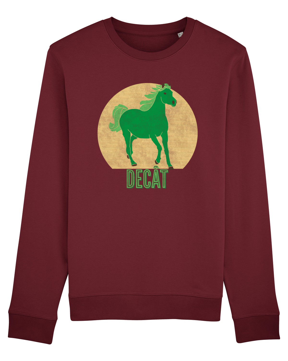 Bluză mânecă lungă Unisex Rise Burgundy