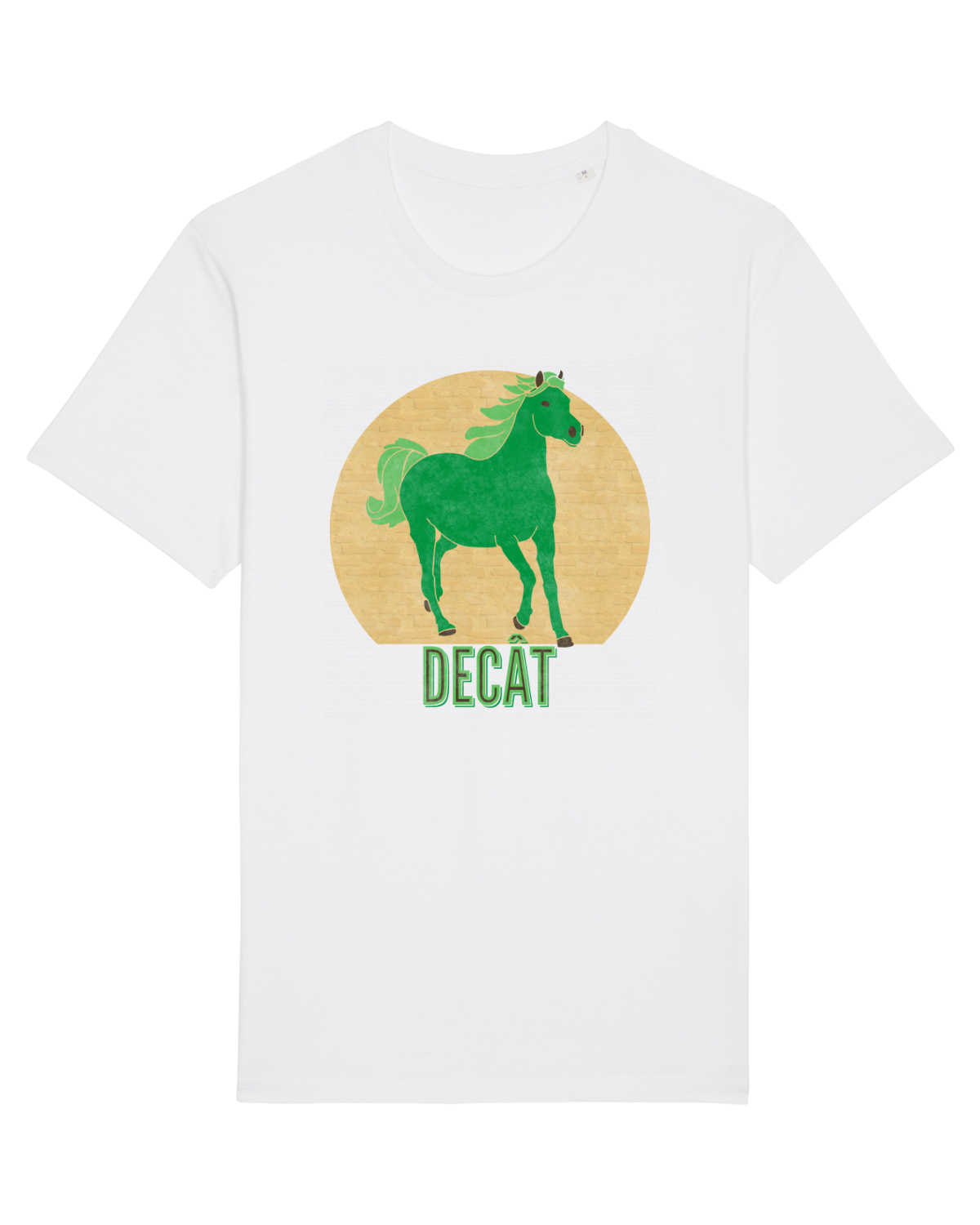 Tricou mânecă scurtă Unisex Rocker White