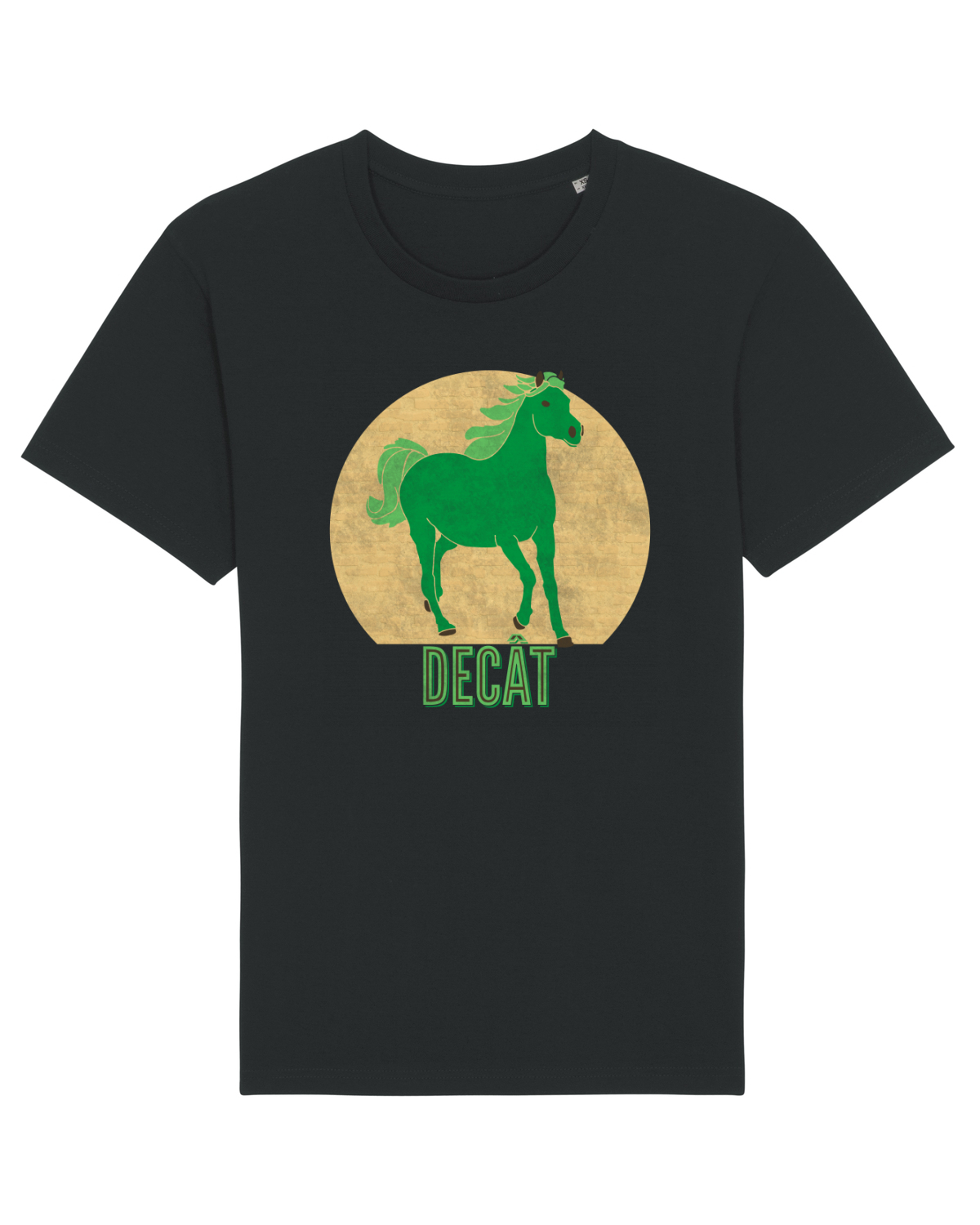 Tricou mânecă scurtă Unisex Rocker Black