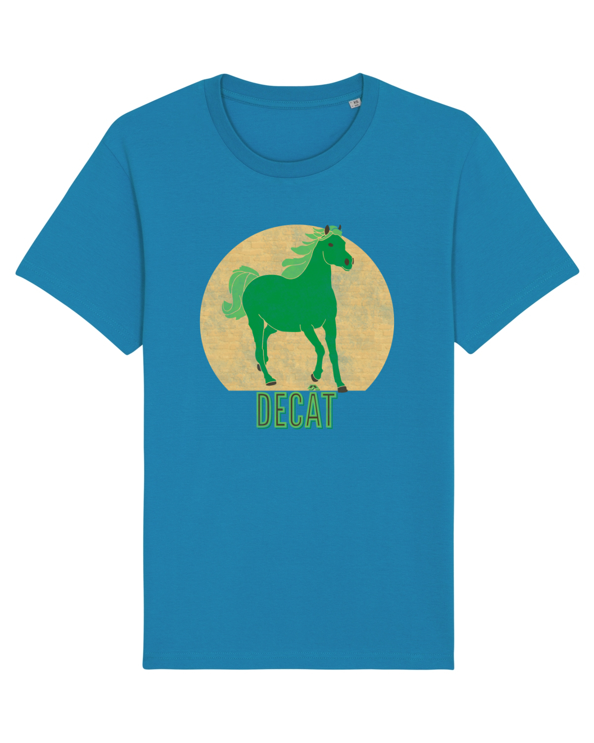 Tricou mânecă scurtă Unisex Rocker Azur