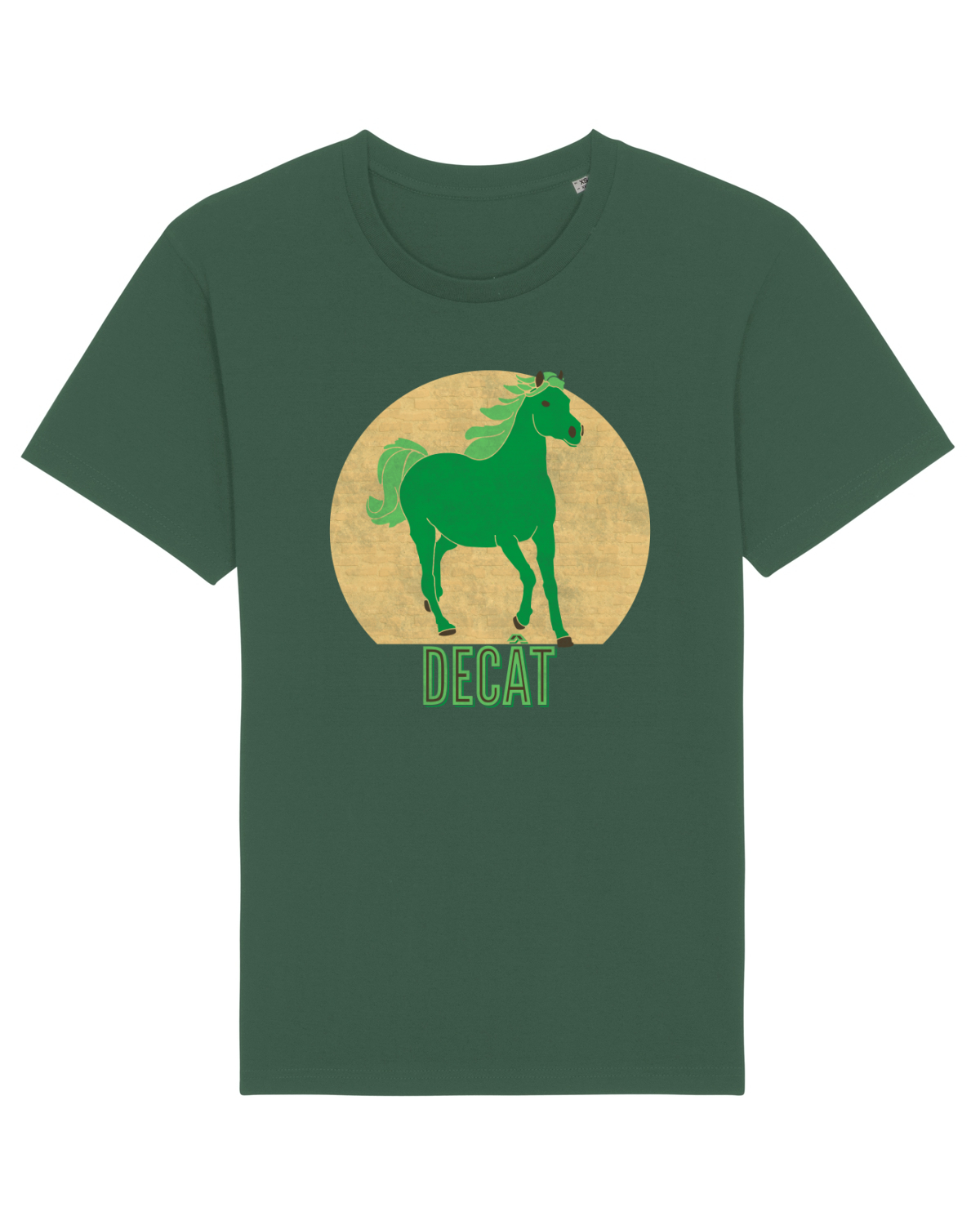 Tricou mânecă scurtă Unisex Rocker Bottle Green