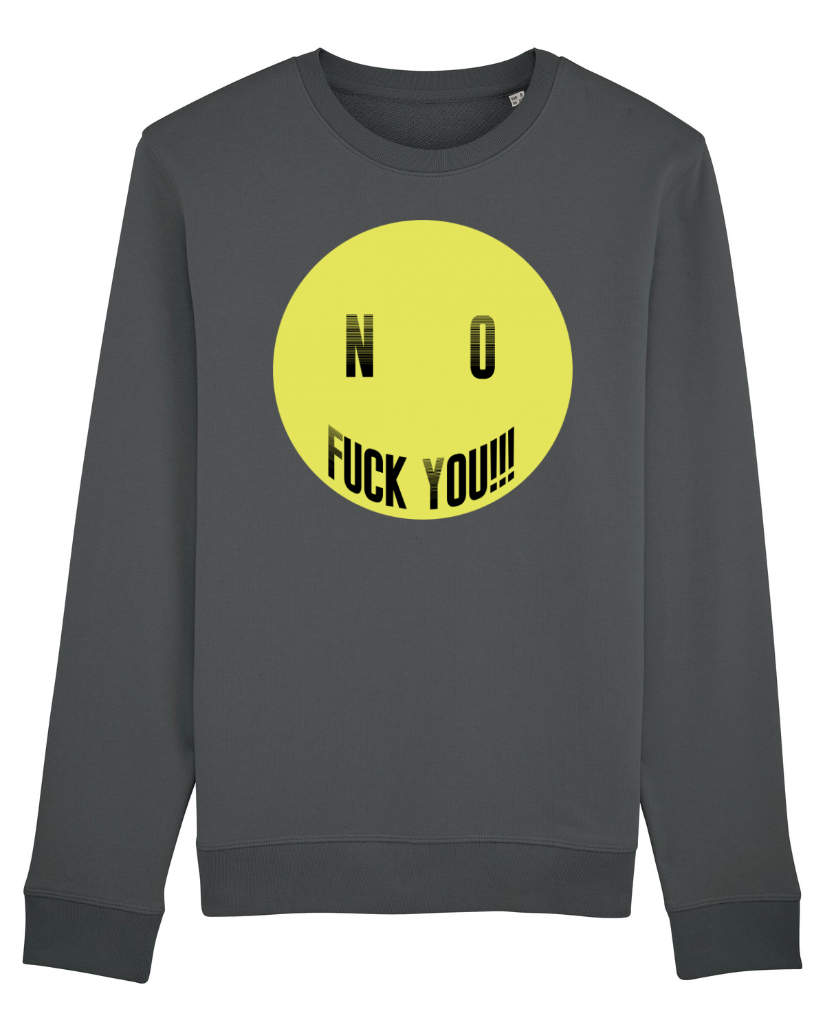Bluză mânecă lungă Unisex Rise Anthracite