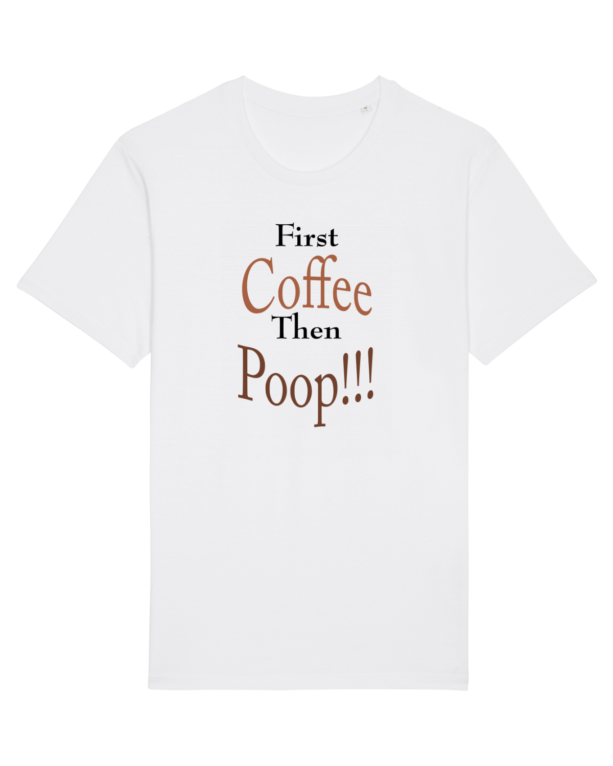 Tricou mânecă scurtă Unisex Rocker White