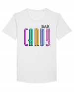 Candy bar Tricou mânecă scurtă guler larg Bărbat Skater