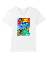 Star Tricou mânecă scurtă guler V Bărbat Presenter