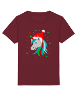 Unicorn Craciun Tricou mânecă scurtă  Copii Mini Creator