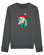 Unicorn Craciun Bluză mânecă lungă Unisex Rise