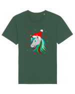 Unicorn Craciun Tricou mânecă scurtă Unisex Rocker