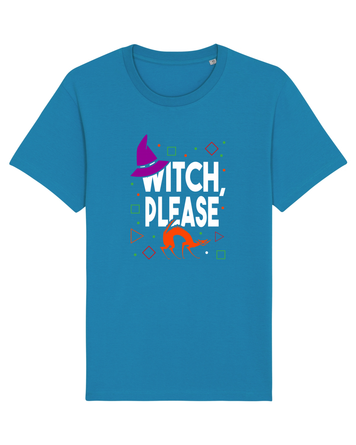 Tricou mânecă scurtă Unisex Rocker Azur