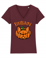 Bullkin Tricou mânecă scurtă guler V Damă Evoker