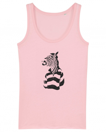 Cool Funky Zebra Cotton Pink