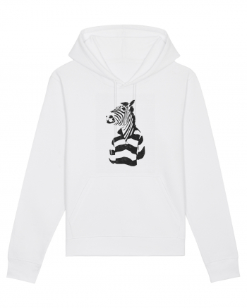 Cool Funky Zebra White