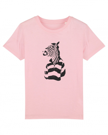 Cool Funky Zebra Cotton Pink