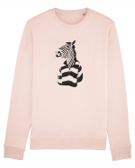 Cool Funky Zebra Bluză mânecă lungă Unisex Rise