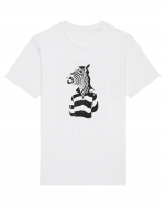 Cool Funky Zebra Tricou mânecă scurtă Unisex Rocker