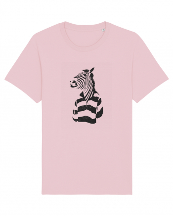 Cool Funky Zebra Cotton Pink