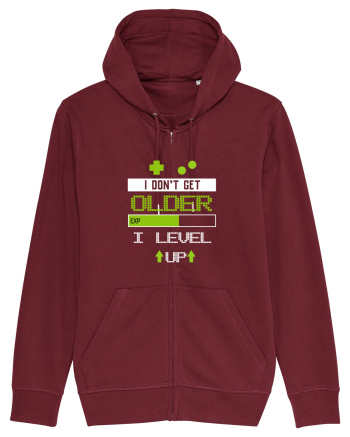 I don't get older I level Up Burgundy