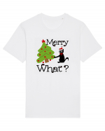 Merry what? Tricou mânecă scurtă Unisex Rocker