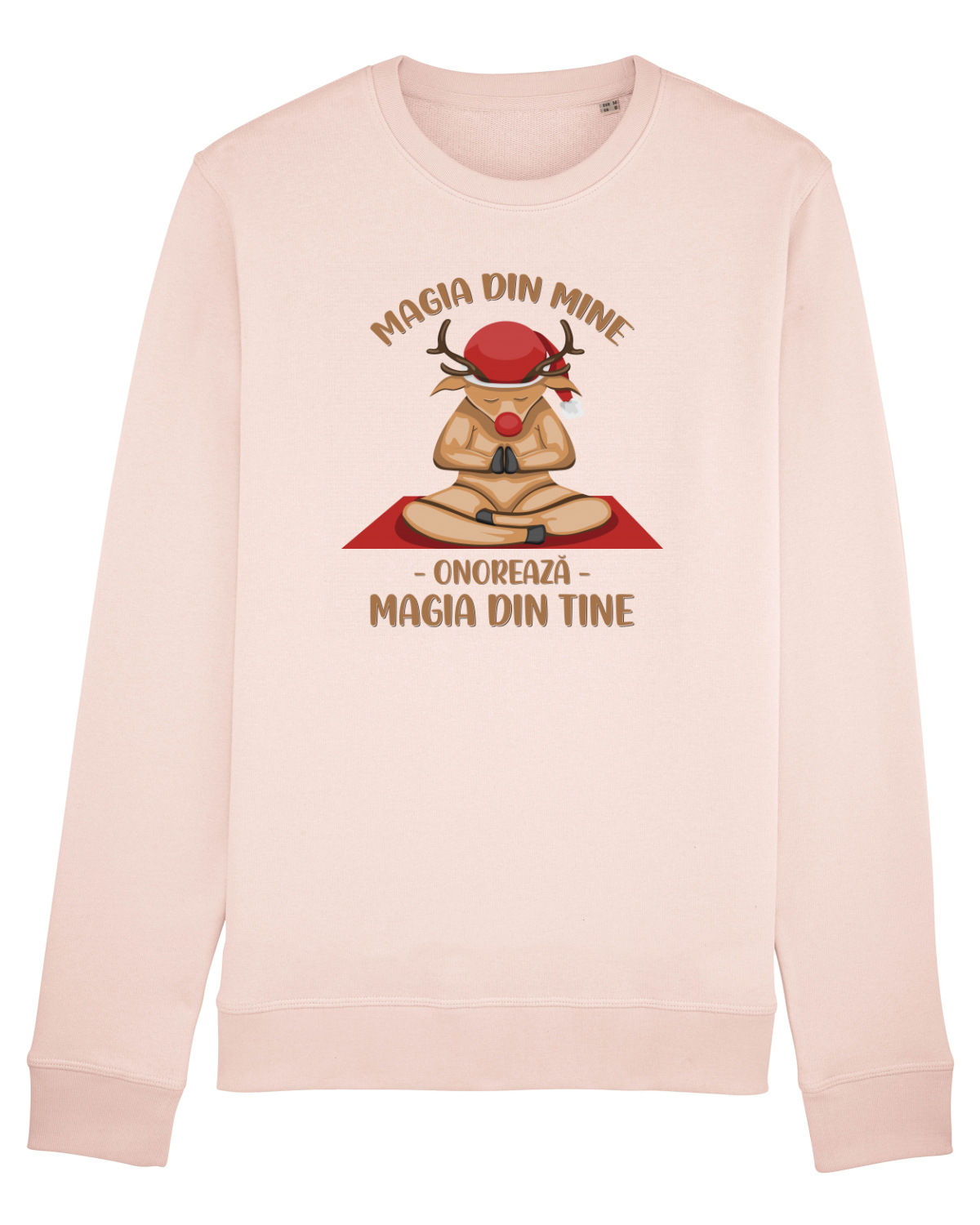 Bluză mânecă lungă Unisex Rise Candy Pink